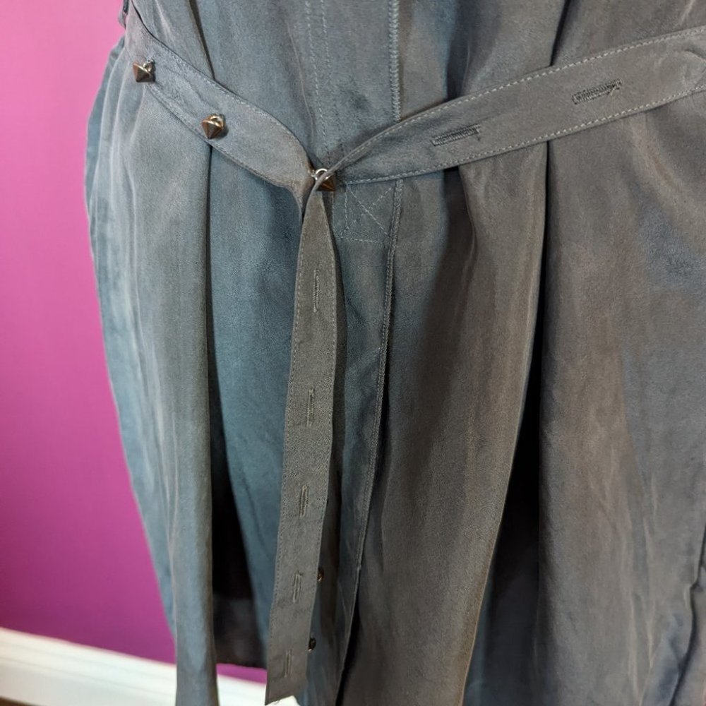DIESEL Silk Tunic size Medium in Steel Grey - Picture 8 of 11